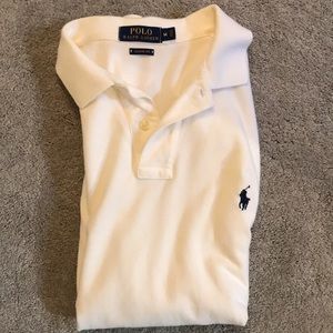 Classic fit Ralph Lauren White Polo